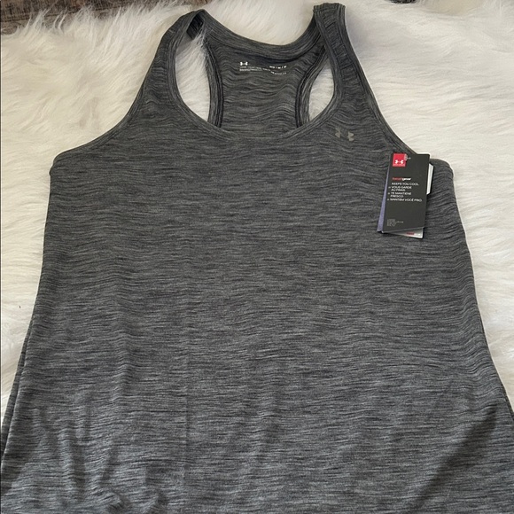 Under Armour Women's Charcoal Tank Top - Picture 1 of 4